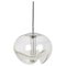 Large Clear Glass Pendant Light by Koch & Lowy for Peill & Putzler, Germany, 1970s 2