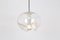 Large Clear Glass Pendant Light by Koch & Lowy for Peill & Putzler, Germany, 1970s 12