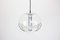 Large Clear Glass Pendant Light by Koch & Lowy for Peill & Putzler, Germany, 1970s 7