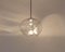 Large Clear Glass Pendant Light by Koch & Lowy for Peill & Putzler, Germany, 1970s 13