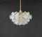 Gilt Brass and Crystal Glass Chandelier from Kinkeldey, Germany, 1970s, Image 3