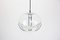 Large Clear Glass Pendant Light by Koch & Lowy for Peill & Putzler, Germany, 1970s 5