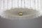 Murano Ice Glass Tubes Chandelier from Doria, Germany, 1970s 3