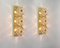 Crystal Glass Wall Sconces by Gaetano Sciolari for Peill & Putzler, Set of 2 3