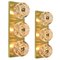 Crystal Glass Wall Sconces by Gaetano Sciolari for Peill & Putzler, Set of 2 1