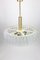 Large Murano Ice Glass Tubes Chandelier from Doria, Germany, 1970s 5