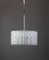 Große Deckenlampe aus Chrom in Trommelform von Kaiser, 1960er 3