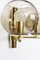 Brass and Smoke Glass Sconces by Gaetano Sciolari, Italy, 1960s, Image 6