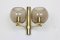 Brass and Smoke Glass Sconces by Gaetano Sciolari, Italy, 1960s, Image 3