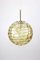Lámpara colgante con bola de cristal de Murano de Doria, Germany, años 70, Imagen 4