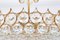 Large Gilt Brass and Crystal Chandelier by Gaetano Sciolari for Palwa, Germany, 1970s 4