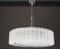 Large Murano Ice Glass Tubes Chandelier from Doria, Germany, 1970s 4