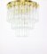 Large Glass Chandelier from Limburg, Germany, 1960s, Image 4