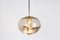 Large Smoked Glass Pendant Light from Peill & Putzler, Germany, 1970s, Image 7