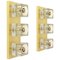 Crystal, Glass and Brass Wall Sconces from Peill & Putzler, Germany, Set of 2, Image 1