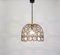 Iron and Clear Glass Pendant Lights from Limburg, Germany, 1960s 6