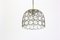 Iron and Clear Glass Pendant Lights from Limburg, Germany, 1960s 7