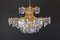 Großer Kronleuchter aus vergoldetem Messing & Kristallglas von Kinkeldey, 1960er 8