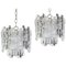 Murano Ice Glass Pendants from Kalmar, Austria, 1960s, Set of 2 1