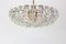 Large Chandelier in Brass and Crystal Glass for Kinkeldey, Germany, 1970s 2
