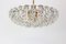 Large Chandelier in Brass and Crystal Glass for Kinkeldey, Germany, 1970s, Image 2