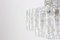 Murano Ice Glass Tubes Chandelier from Doria, Germany, 1960s 3
