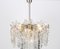 Large Murano Ice Glass Chandelier from Kalmar, Austria, 1960s, Image 4