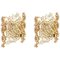 Golden Gilded Brass and Crystal Sconce from Palwa, Germany, 1960s, Set of 2 1