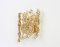 Apliques de latón dorado y cristal de Palwa, Germany, años 60. Juego de 2, Imagen 5