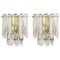 Large Crystal Glass Sconces from Kalmar, Austria, 1970s, Set of 2 1