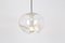 Large Clear Glass Pendant Light by Koch & Lowy for Peill & Putzler, Germany, 1970s 11