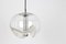 Large Clear Glass Pendant Light by Koch & Lowy for Peill & Putzler, Germany, 1970s 8