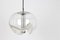 Large Clear Glass Pendant Light by Koch & Lowy for Peill & Putzler, Germany, 1970s, Image 8