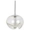 Large Clear Glass Pendant Light by Koch & Lowy for Peill & Putzler, Germany, 1970s, Image 1