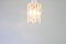 Petite österreichische Murano Eisglas Deckenlampe von Kalmar, 1960er 5