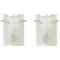 German Murano Ice Glass Vanity Sconces by Kaiser, 1970s, Set of 2 1