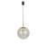 German Brass with Smoked Glass Ball Pendant from Limburg, 1970s, Image 4