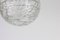 Lámpara colgante alemana en forma de bola de cristal de Murano de Doria, años 70, Imagen 3