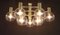 Large Brass Chandelier in the Style of Sciolari, 1960s, Image 2