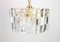 Austrian Gilt Brass Crystal Glass Light Fixture Palazzo from Kalmar 1970 2