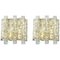 Large German Murano Glass Wall Sconces from Doria, 1960s, Set of 2, Image 1