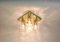 Plafón austriaco grande de cristal de Murano de Kalmar, años 60, Imagen 10