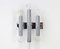 Italian Chrome Wall Sconces in the Style of Sciolari, 1970s, Set of 2, Image 2