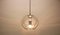 Grande Lampe à Suspension en Verre Transparent par Koch & Lowy pour Peill & Putzler, Allemagne, 1970 4