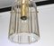 Large German Cylindrical Glass Lantern Pendant from Limburg, 1960s 5