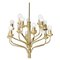 Mid-Century Brass Chandelier from Staff, 1970s 1