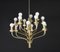 Lustre Mid-Century en Laiton de Staff in the Style of Sciolari, 1970s 8