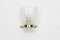 Mid-Century Austrian Ice Glass Wall Sconces from Kalmar, 1960s 5