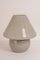 Deutsche Mushroom Tischlampen aus Glas von Peill & Putzler, 1970er 9