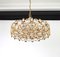 German Gilt Brass and Crystal Chandelier by Sciolari for Palwa, 1970s 3